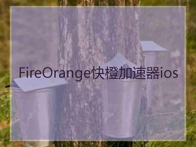 FireOrange快橙加速器ios