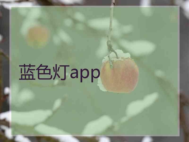 蓝色灯app