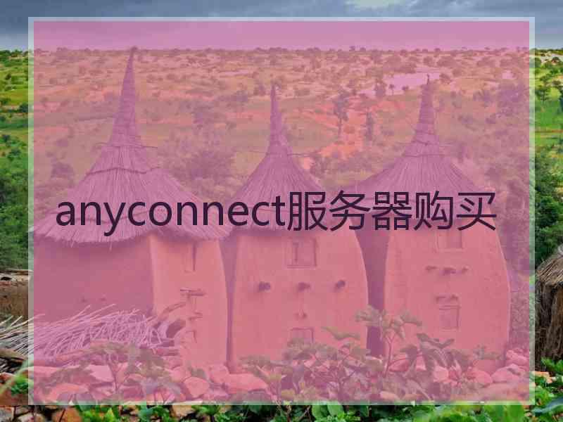 anyconnect服务器购买